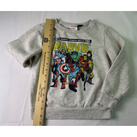 Kids Marvel Comics Avengers Graphic‎ Sweatshirt Pullover Size 5T Boys Girls - Picture 7 of 7